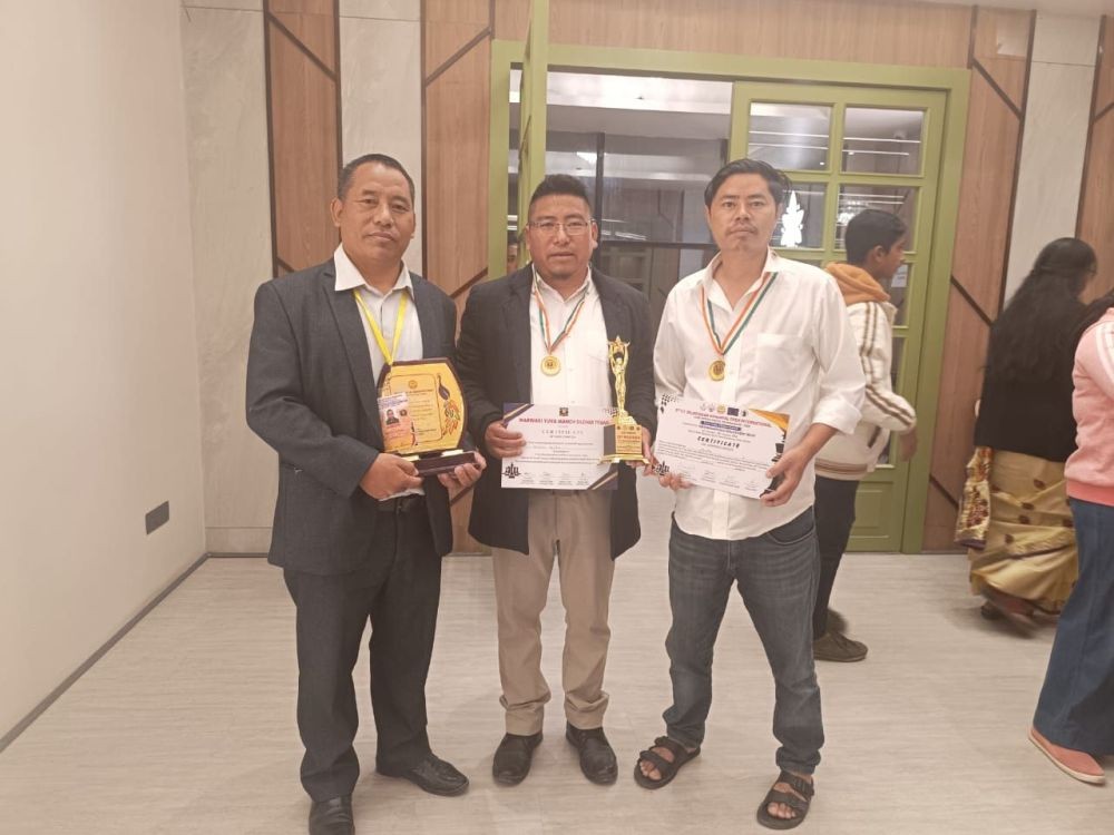 Nagaland participants at the 3rd Lt. Diloo Dhar Memorial Open International FIDE Rating Chess Tournament.